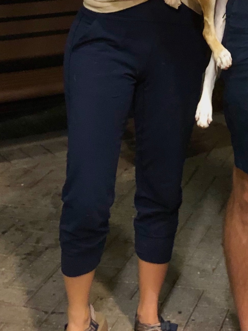 lululemon athletica Navy Cropped Capri Pants